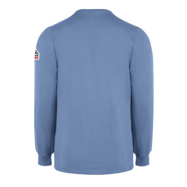 Bulwark Men's FR Lightweight Henley in Light Blue